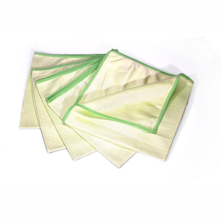 MaxShine 16x16 Inch Glass Cleaning Towels (5 Pack) - 300 GSM, Scratch & Lint Free