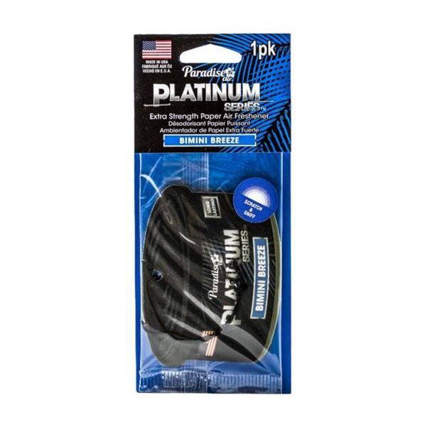 PARADISE Platinum Series Paper Air Freshener-Air Freshener-Paradise Air-Bimini Breeze-Detailing Shed