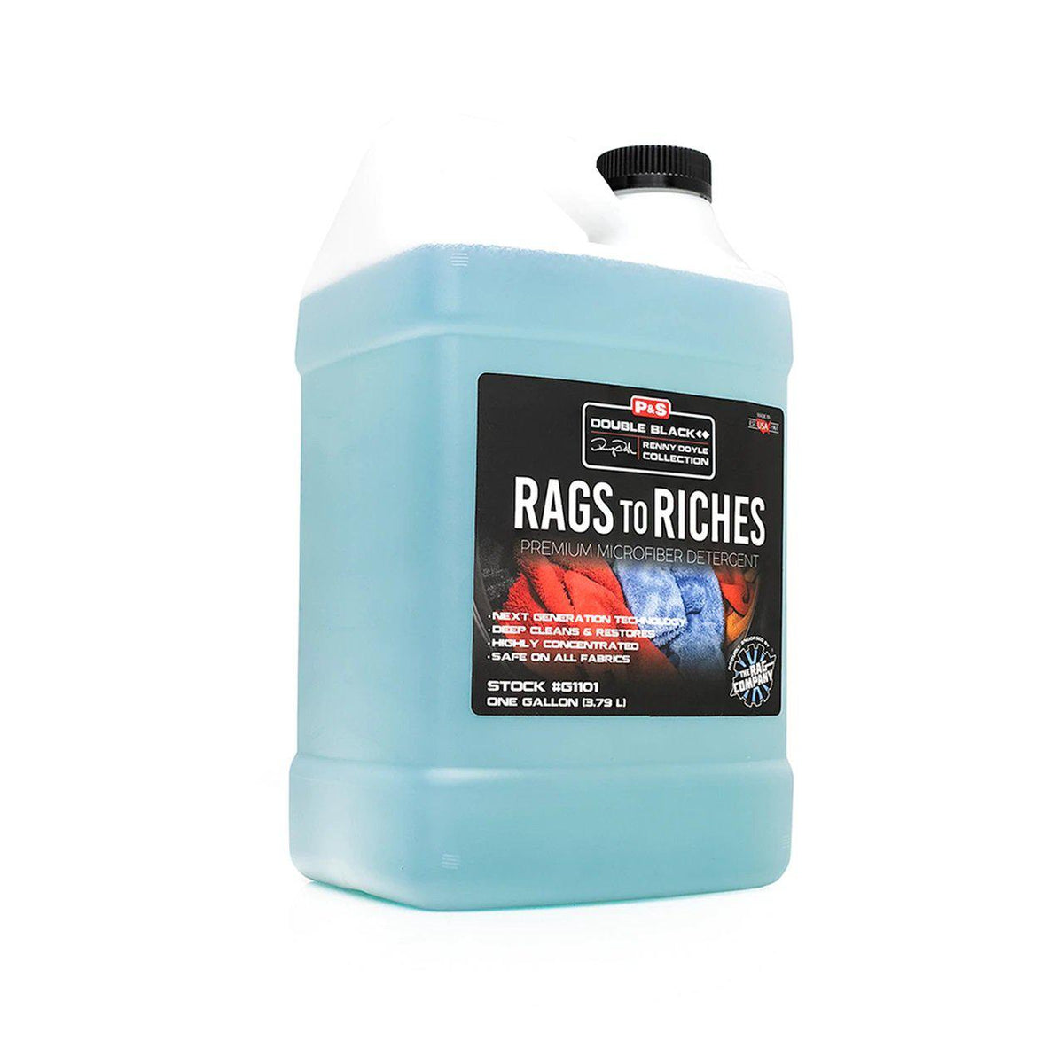 P&amp;S DETAIL PRODUCTS - Rags To Riches Microfiber Detergent Concentrate 946ml-Microfiber Detergent-P&amp;S Detail Products-946ml-Detailing Shed