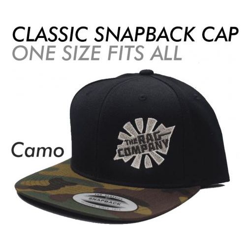 The Rag Company Camo Master of Shine Snapback Cap-The Rag Company-Black/Camo-Detailing Shed