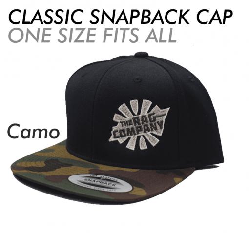 The Rag Company Camo Master of Shine Snapback Cap-The Rag Company-Black/Camo-Detailing Shed