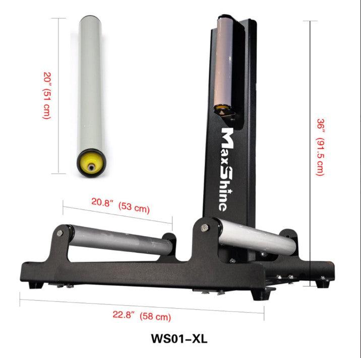 Maxshine Wheel Stand Tyre Roller - for Wheel Coating Cleaning and Polishing-Wheel Stand-Maxshine-1 x WS01- Large-Detailing Shed