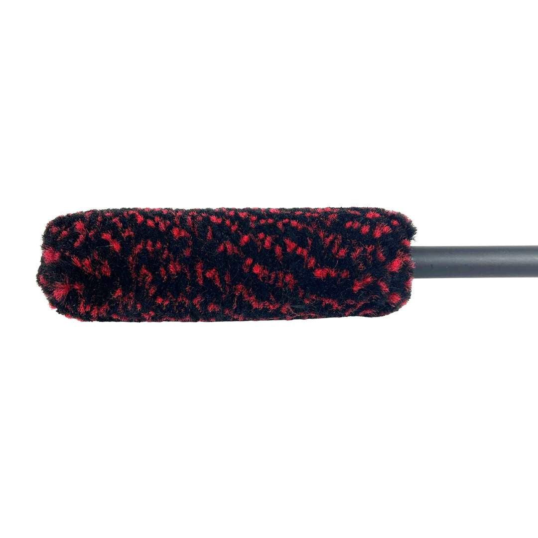 Wheel Woolies® Detail Brush 18&quot; Large/Medium/Small Red/Black Premium Grade Made in USA-Wheel Brush-Braun Automotive-Detailing Shed