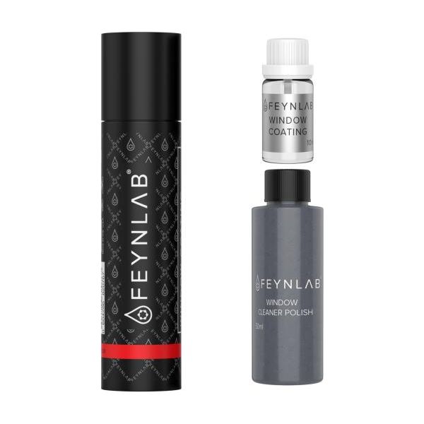 FEYNLAB® WINDOW GLASS COATING-Glass Coating-FEYNLAB-10ml Glass Coating 50 ml Glass Cleaner Polish-Detailing Shed