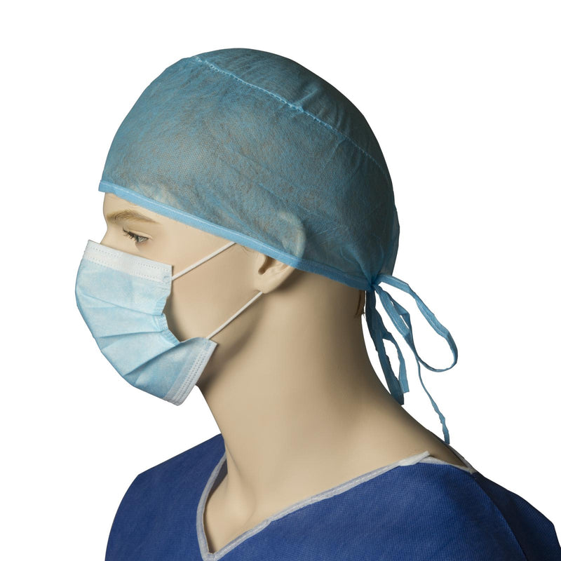 Bastion Pacific Polypropylene Surgical Face Mask - Blue - Earloops-Masks-Bastion-Detailing Shed