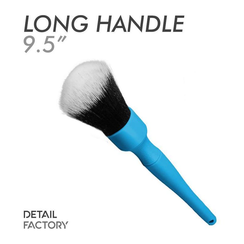 DETAIL FACTORY Detailing Brush - LONG (BLUE) long handle