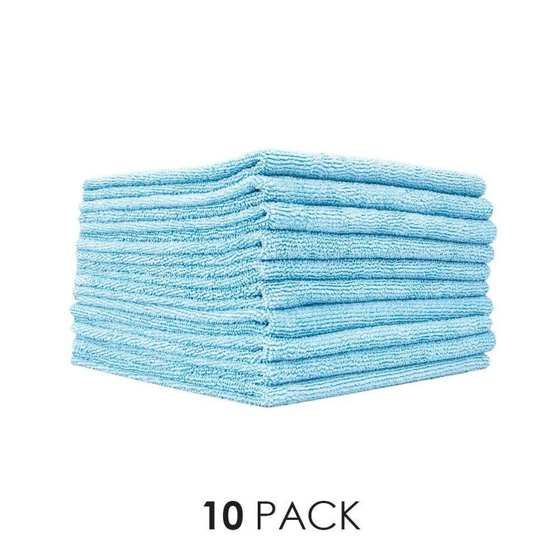 The Rag Company Edgeless 300gsm 70/30 Microfiber Detailing Cloth-Ceramic Coating Cloth-The Rag Company-Light Blue-10x Pack-Detailing Shed
