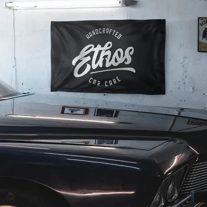 Ethos Logo Shop Banner-wall hangers-ETHOS-60cmx 90cm-Detailing Shed