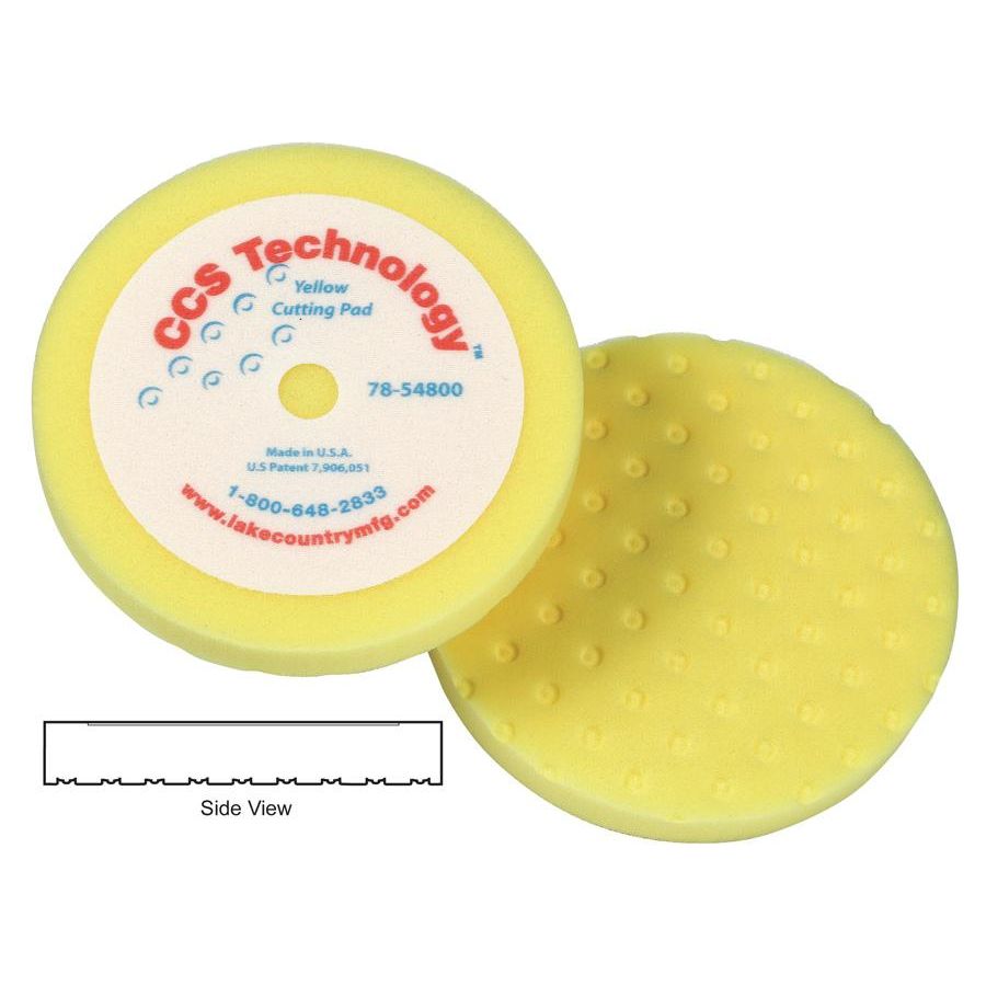 CCS - Yellow Foam Cutting Pad Yellow