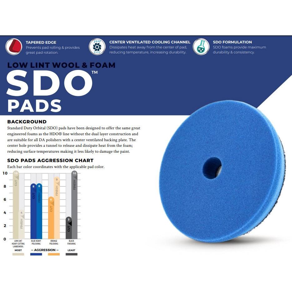 LAKE COUNTRY SDO BLACK FINISHING PAD-POLISHING PAD-LAKE COUNTRY-Detailing Shed