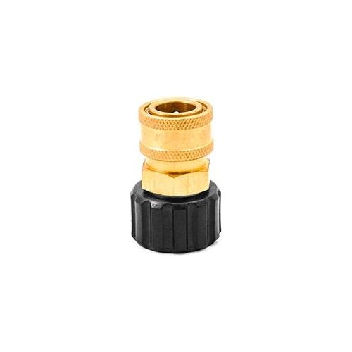 MTM Hydro Twist Seal Coupler X 3/8&quot; Brass QC Coupler 14mm Standard Detailingshed.com.au top View