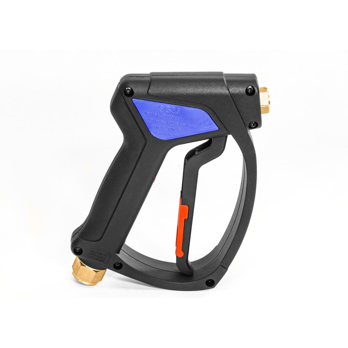 MTM SPRAY GUN SG35 EASY HOLD 5,000PSI Inc QC SS Fittings-SPRAY GUN-MTM Hydro-Detailing Shed