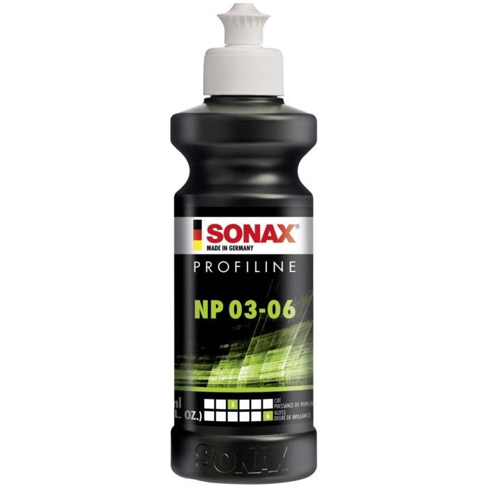 SONAX PROFILINE NP 03-06 Fine Polish 1L-Polish-SONAX-250ml-Detailing Shed