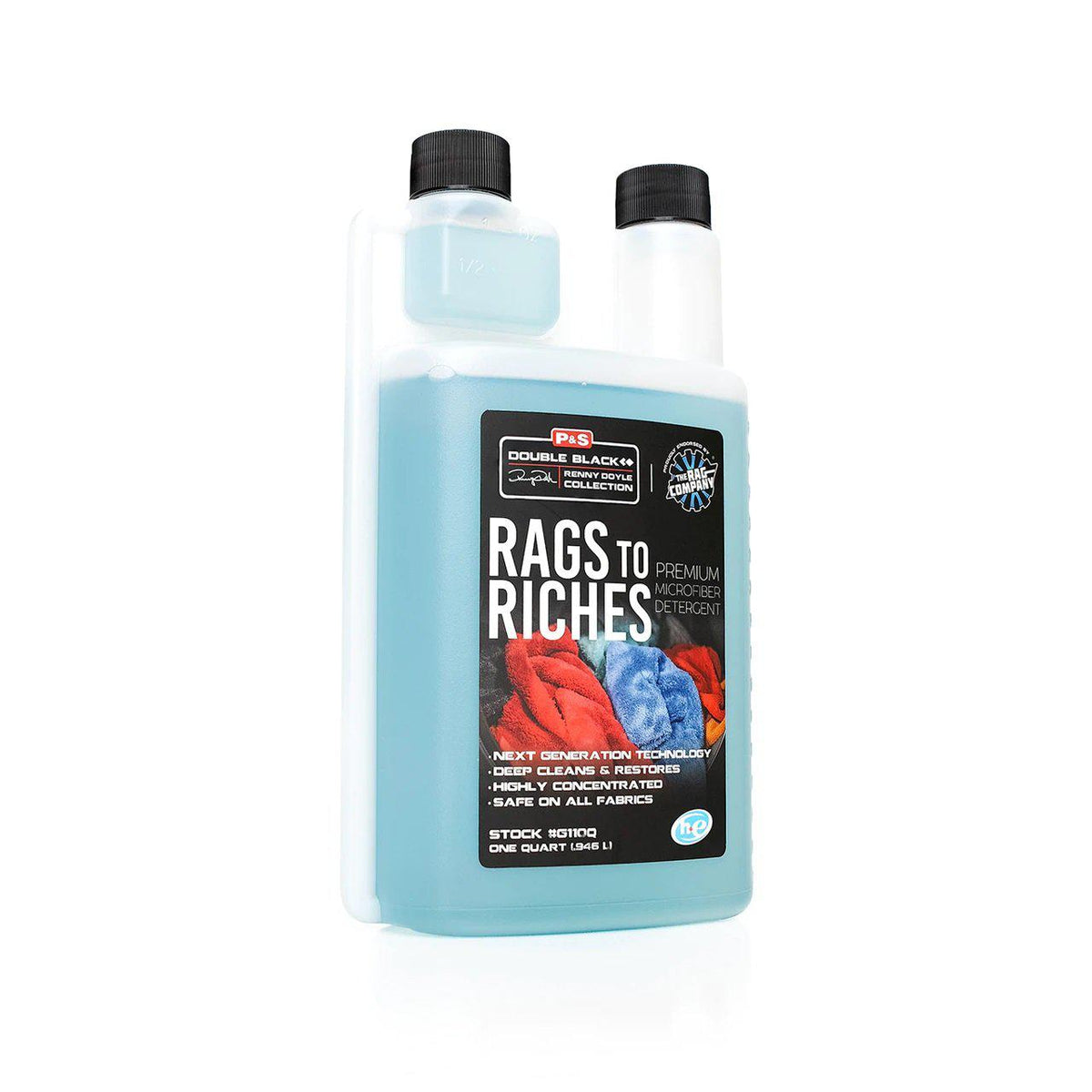 P&amp;S DETAIL PRODUCTS - Rags To Riches Microfiber Detergent Concentrate 946ml-Microfiber Detergent-P&amp;S Detail Products-946ml-Detailing Shed