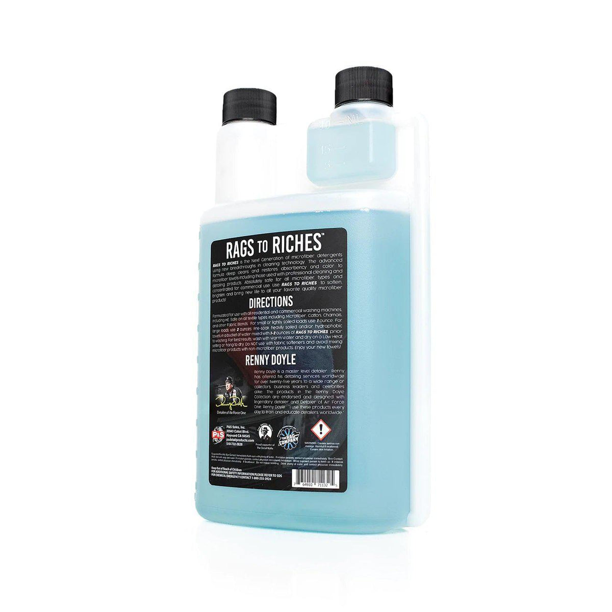 P&amp;S DETAIL PRODUCTS - Rags To Riches Microfiber Detergent Concentrate 946ml-Microfiber Detergent-P&amp;S Detail Products-946ml-Detailing Shed