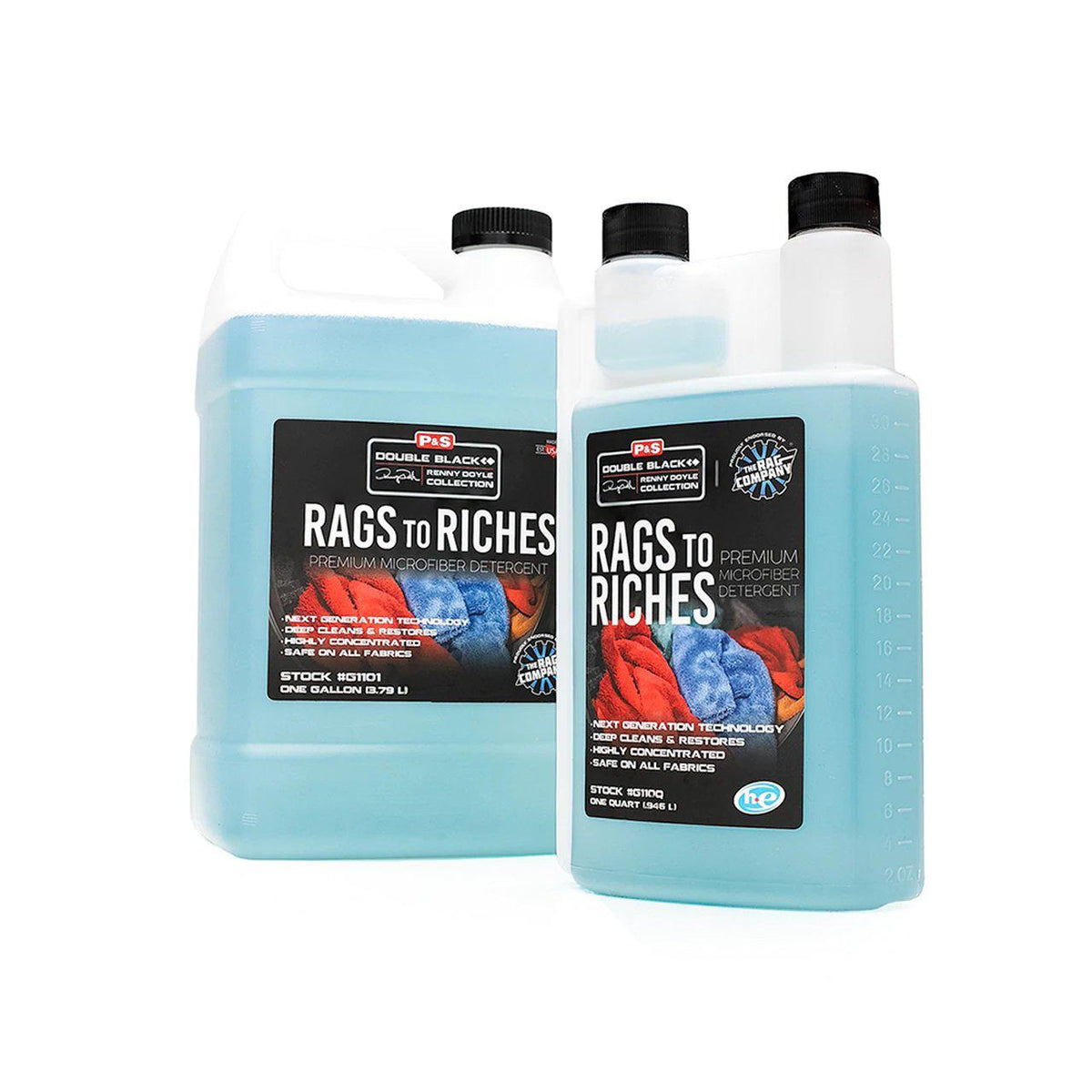 P&amp;S DETAIL PRODUCTS - Rags To Riches Microfiber Detergent Concentrate 946ml-Microfiber Detergent-P&amp;S Detail Products-946ml-Detailing Shed