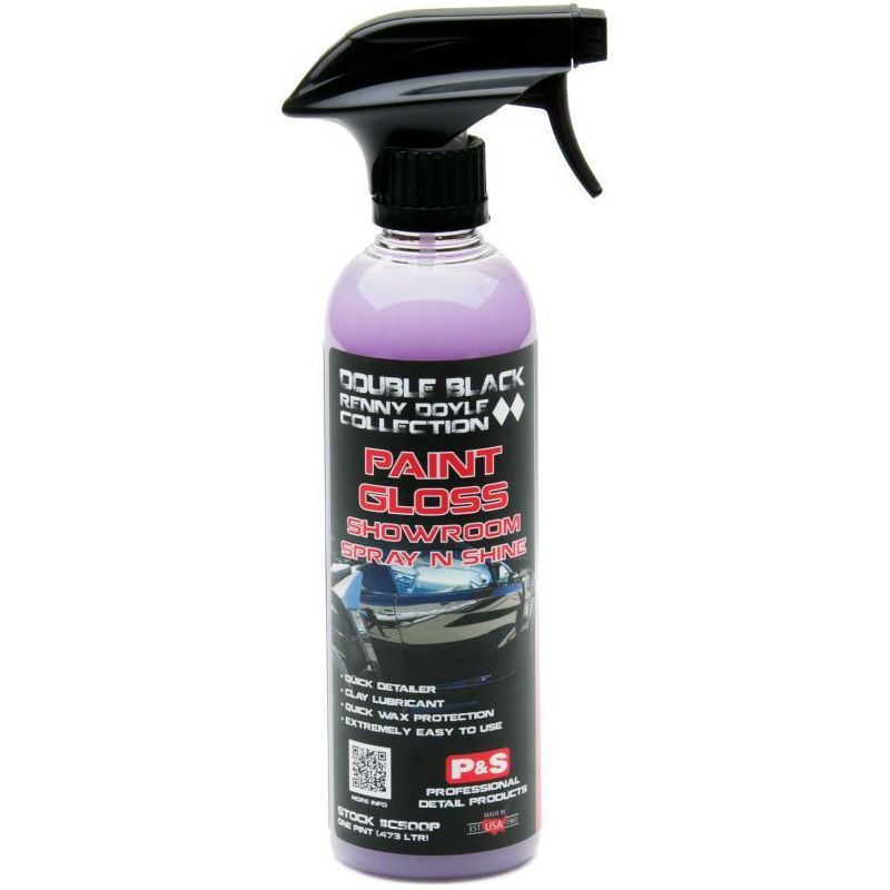 P&amp;S PAINT GLOSS QUICK DETAILER SHOWROOM SPRAY N SHINE-Quick Detailer-P&amp;S Detail Products-473ml-Detailing Shed