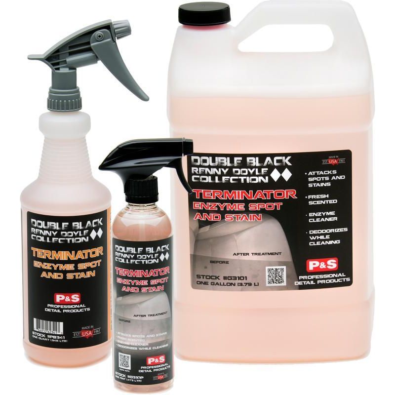 P&S Terminator Step1- Enzyme Spot & Stain Remover-P&S Detail Products-Detailing Shed