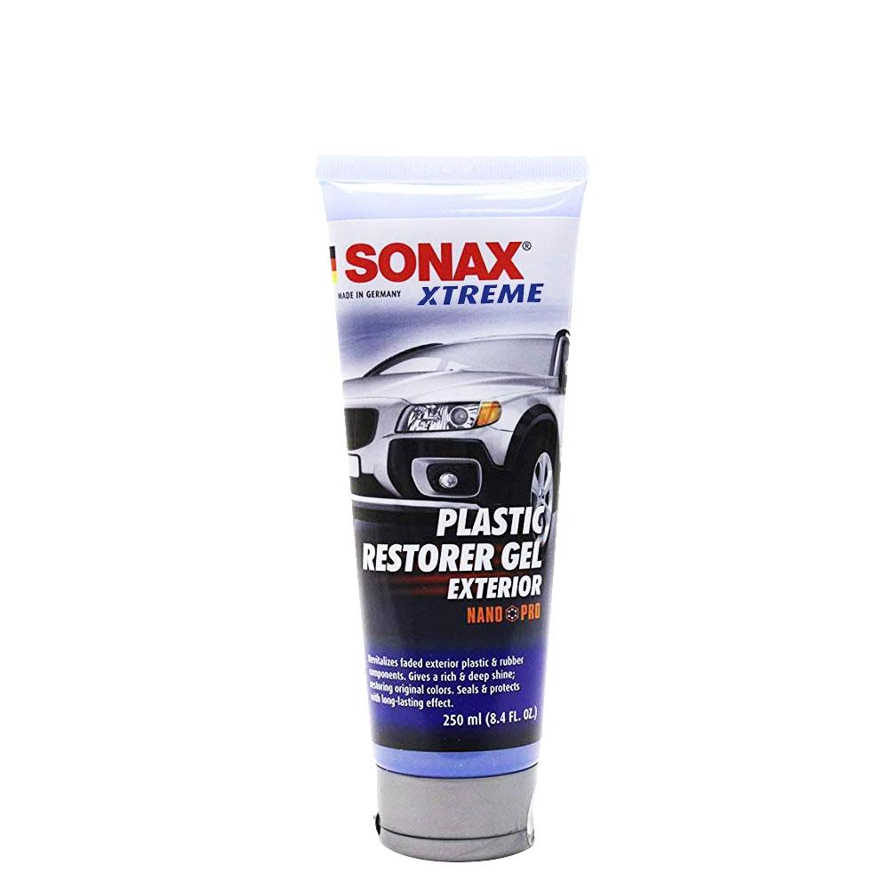 SONAX XTREME PLASTIC RESTORER GEL EXTERIOR for Plastic Trim, Engine and Tyres-Plastics &amp; Trim-SONAX-250ml-Detailing Shed