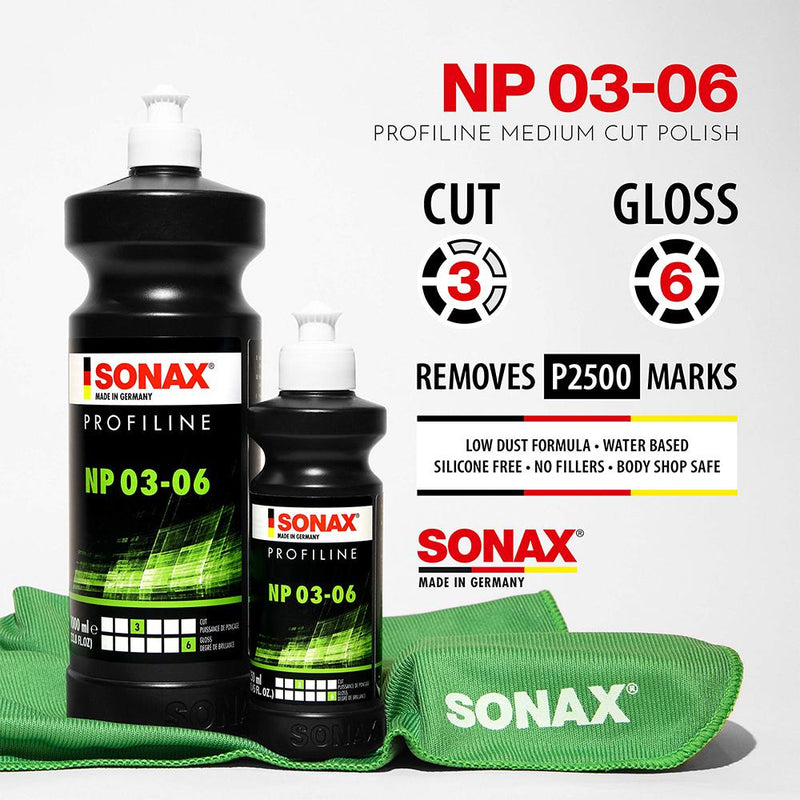 SONAX PROFILINE NP 03-06 Fine Polish 1L-Polish-SONAX-1L-Detailing Shed