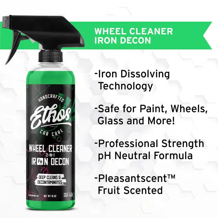 Ethos Wheel Cleaner + Iron Decon Version2 (473ml/3.8L)-Iron remover-ETHOS-Detailing Shed